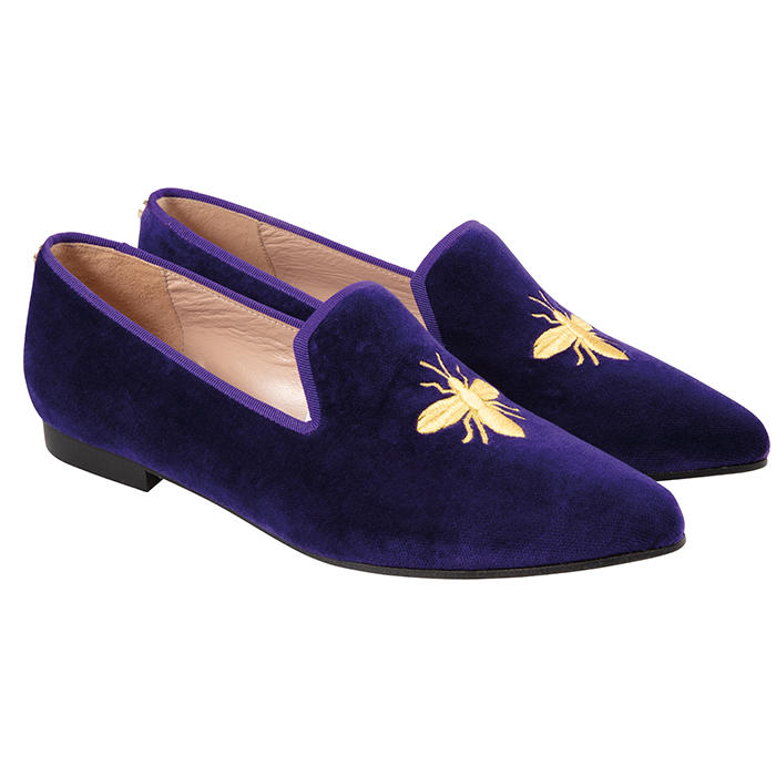 Damen Samt Loafer »Bee«
