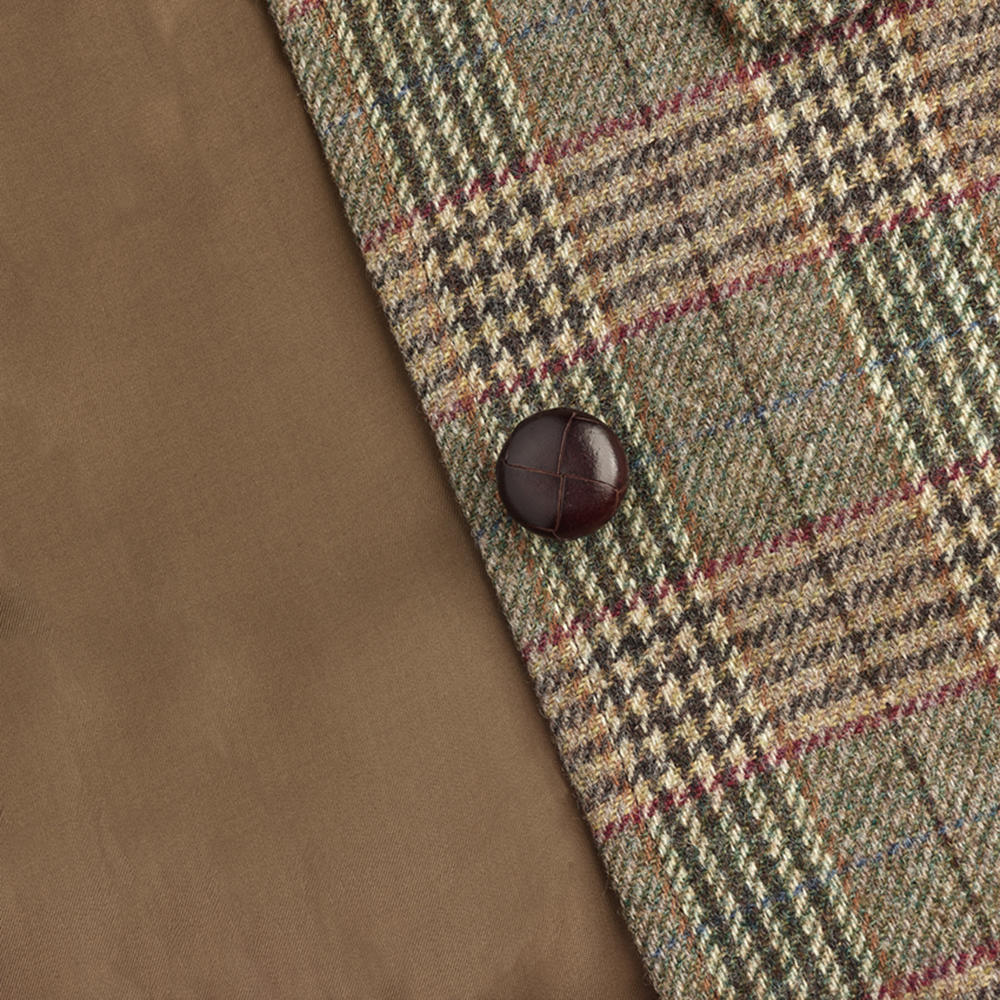 Damen-Tweedmantel Glencheck 