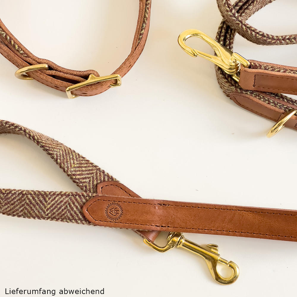 Helen Wells Hundehalsband »Tweed Classic«, beech, L+ 