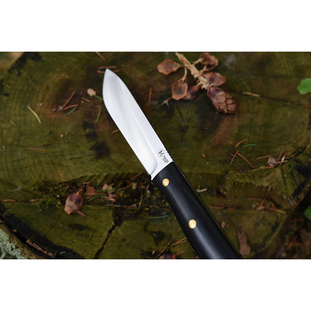 Couteau de plein air MAIN » Classic «, bois de pakka noir