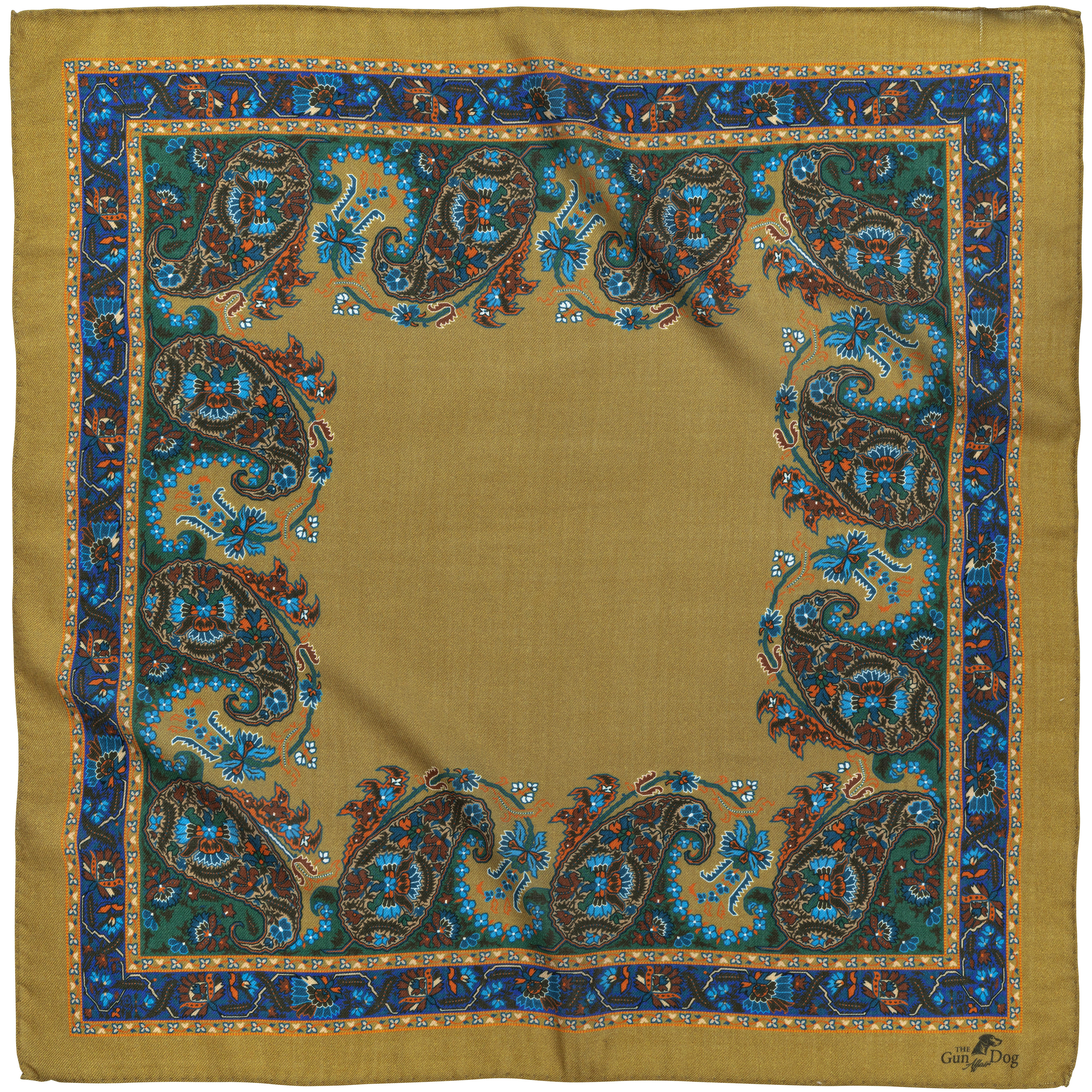 The GunDog Affairs Foulard »Indian Summer«, dunkelgrün, 70 x70 cm
