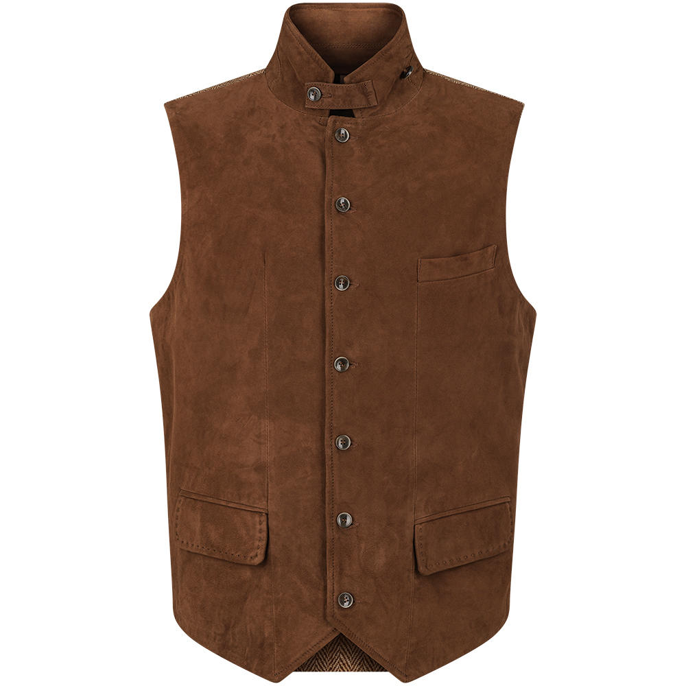 Herren Leder-Weste »Dandy«