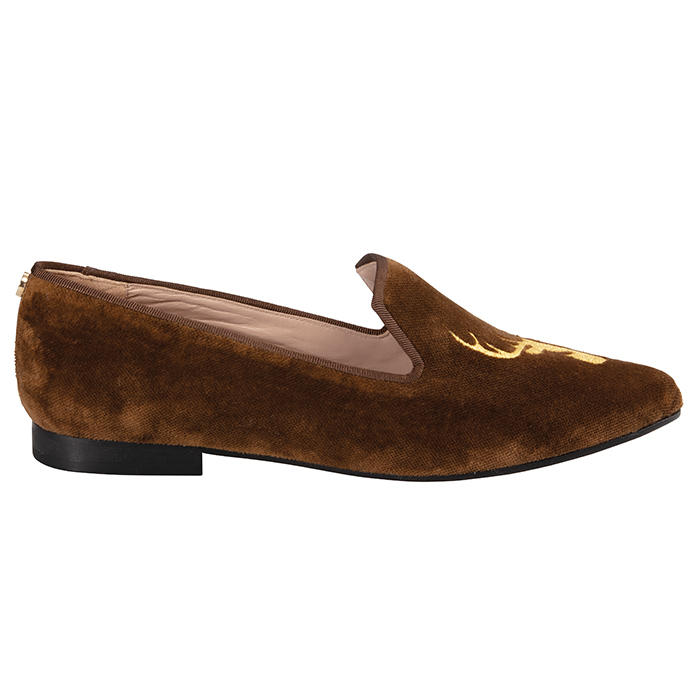 Damen Samt Loafers „Deer“
