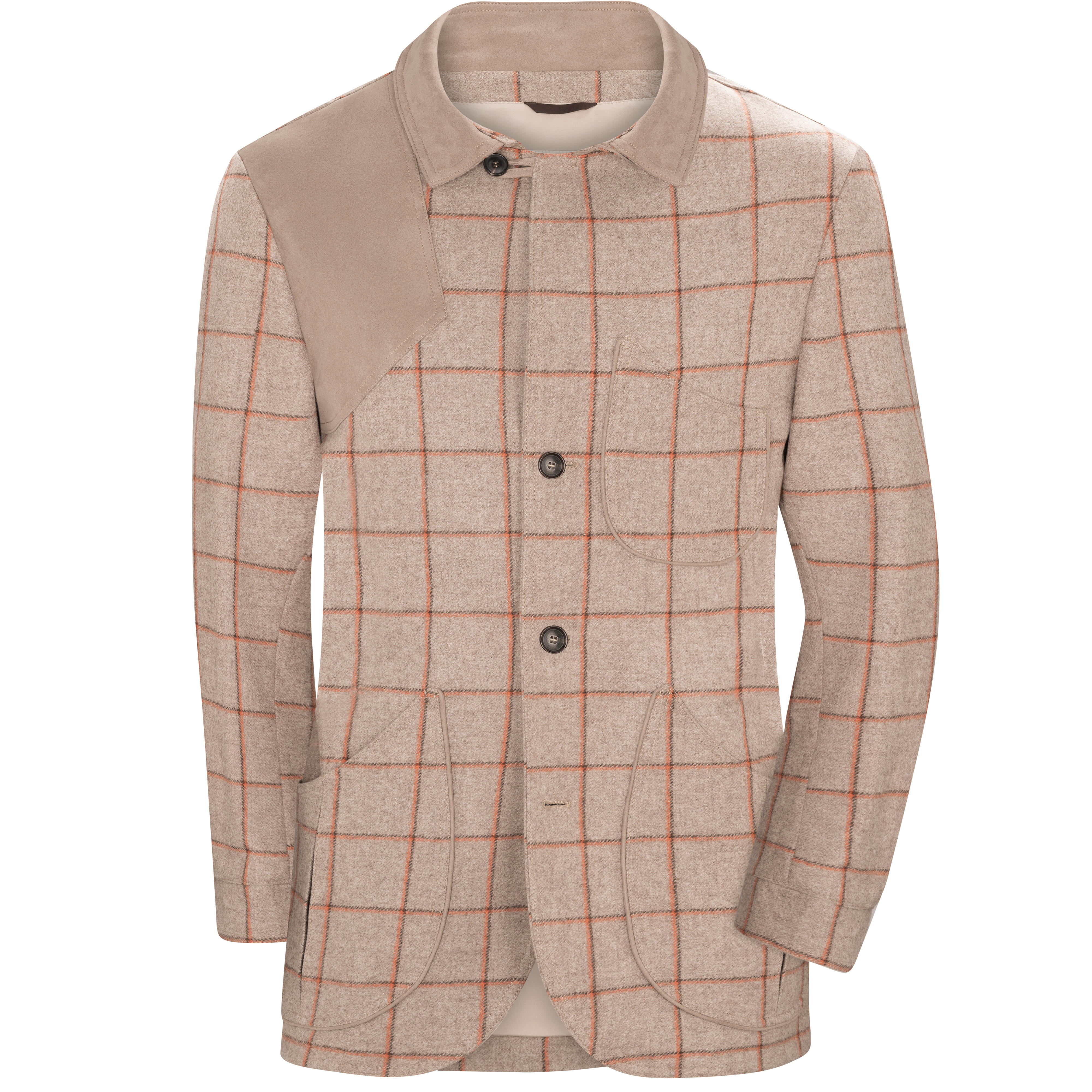 The GunDog Affair Herren-Shootingjacket »Mersey«, beige/orange