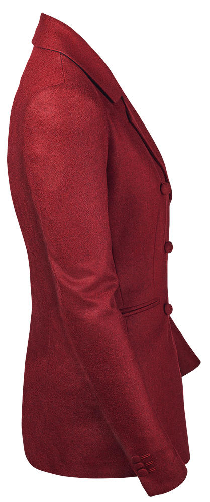 Damenblazer Feinloden, bordeauxrot