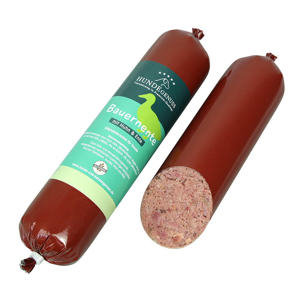 »Hundegenuss« Bauernente, 6 x 400 g