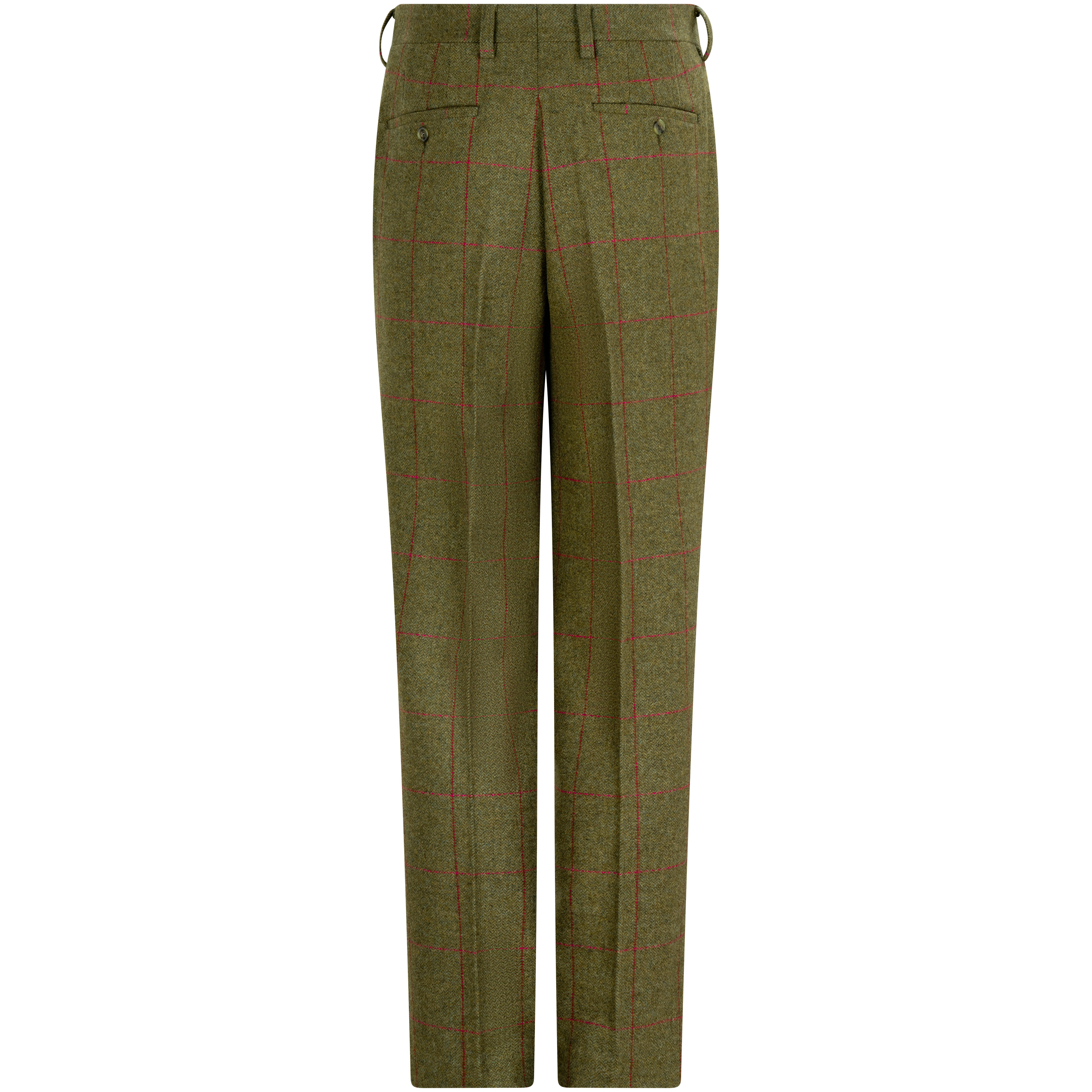 Alan Paine »Combrook« Men's Tweed Trousers, Sage