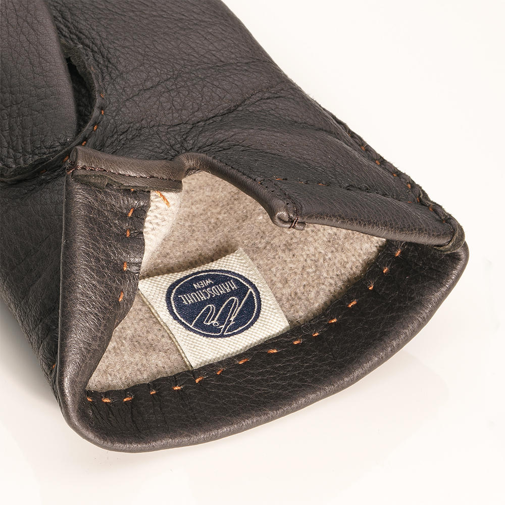 Herren Handschuhe OSLO, Hirschleder, Kaschmirfutter