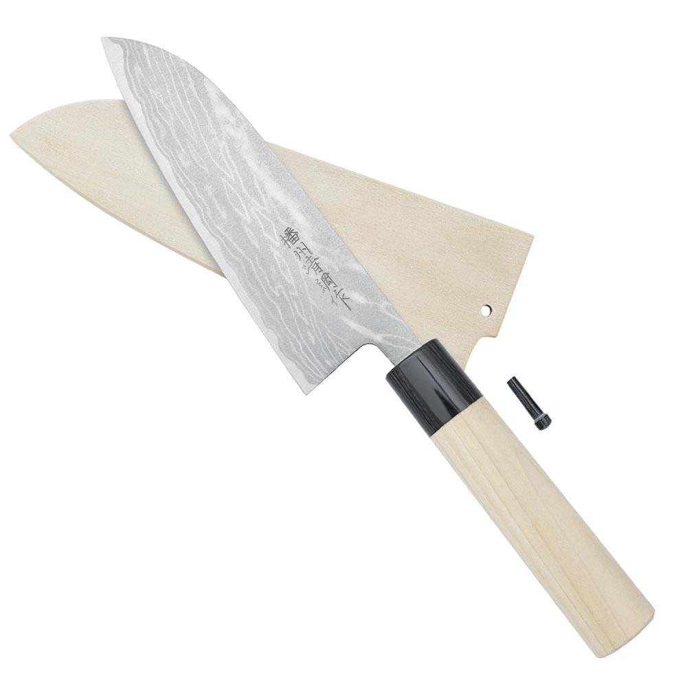 Hayashi Hocho, mit Holzscheide, Santoku (Allzweckmesser)