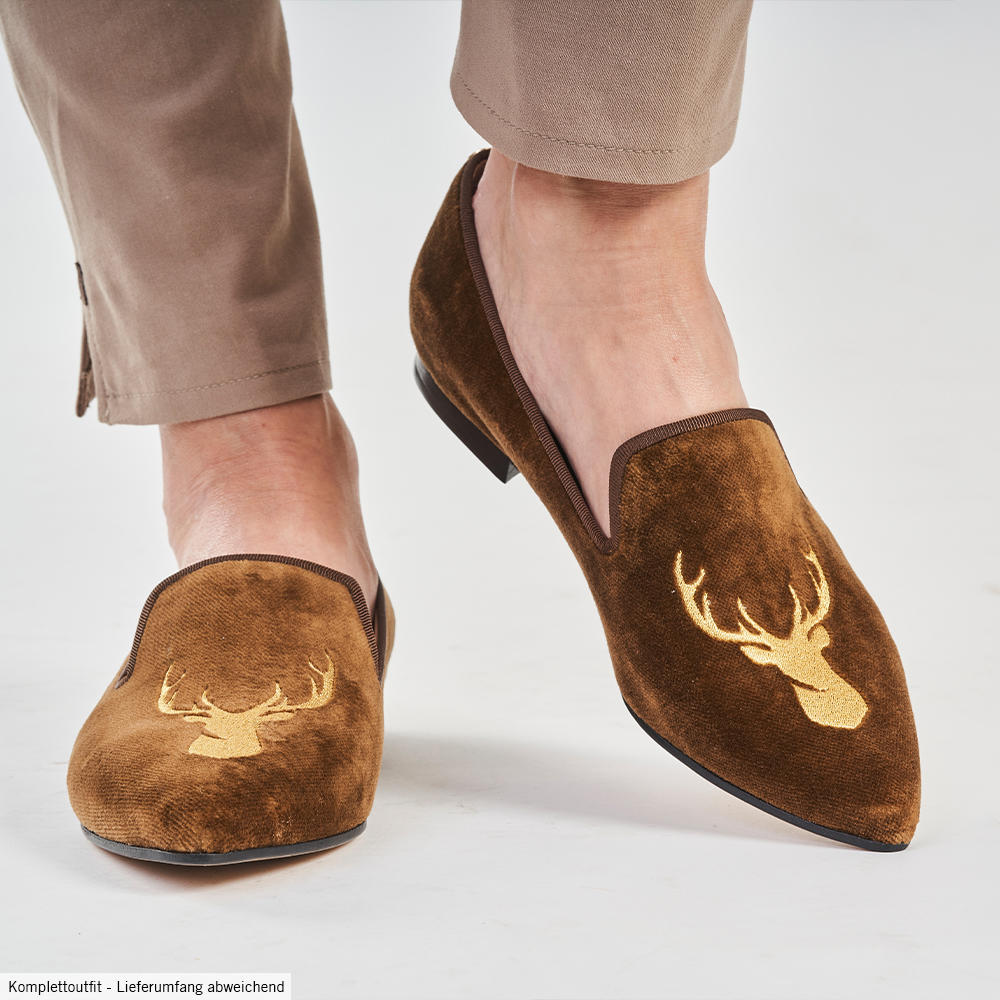 Damen Samt Loafers „Deer“