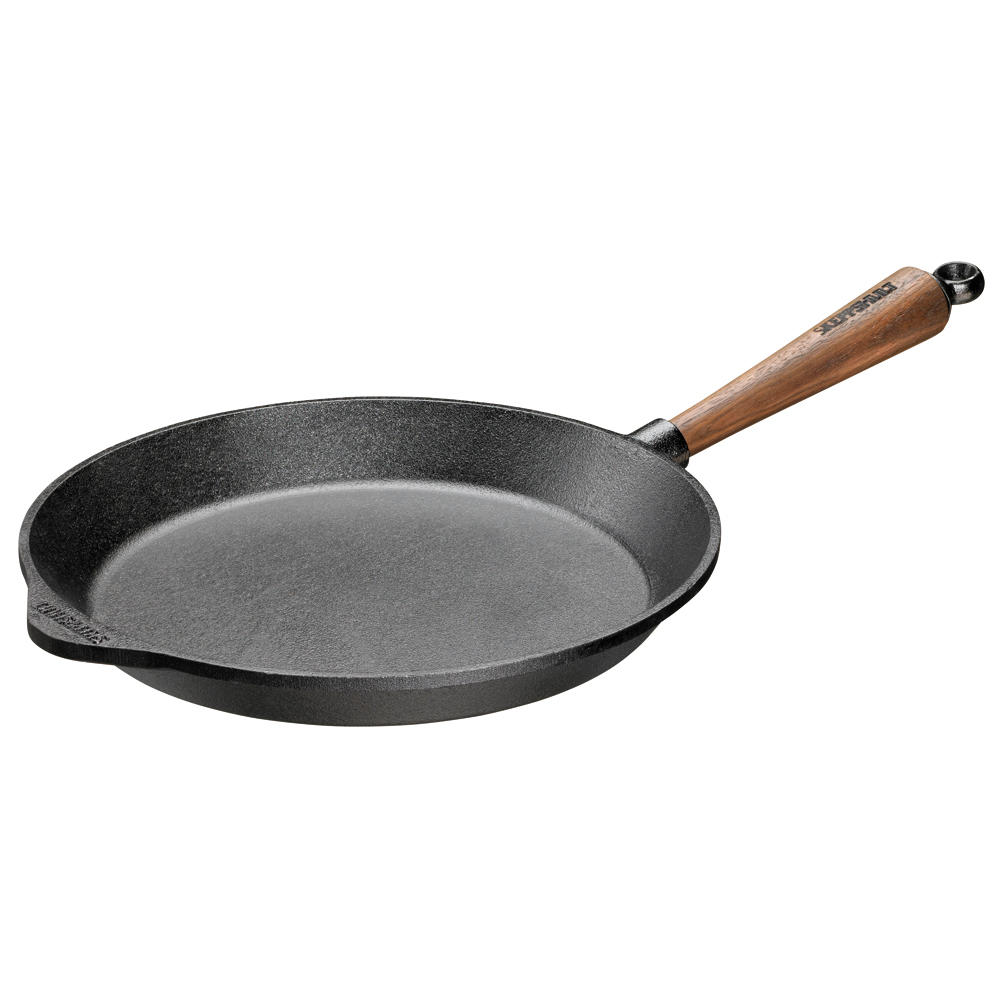 Skeppshult Bratpfanne, Walnussgriff