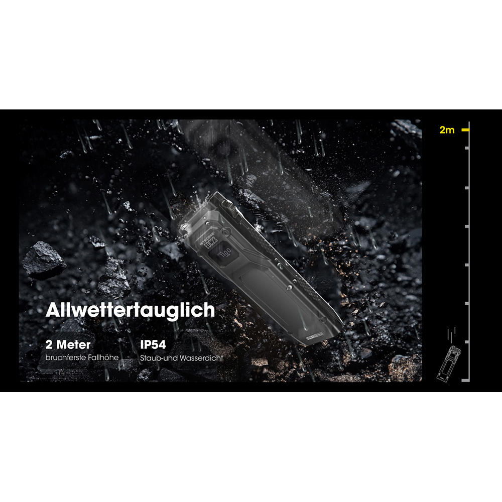 Nitecore® Taschenlampe EDC23, 2500 lm