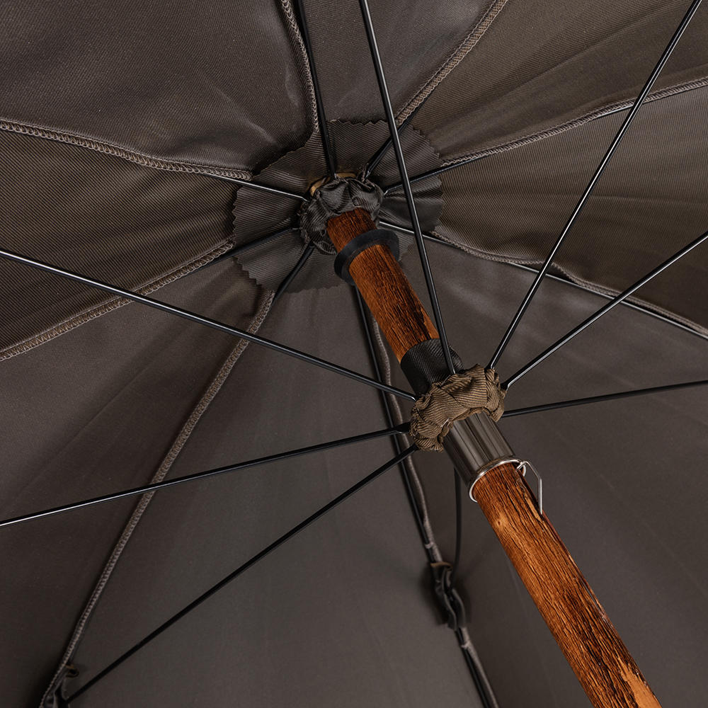 Francesco Maglia Regenschirm »Pic Nic«, mit Kastanienwurzel-Griff, olive
