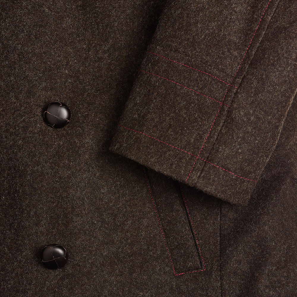 Herren-Lodenjacke, dunkelbraun