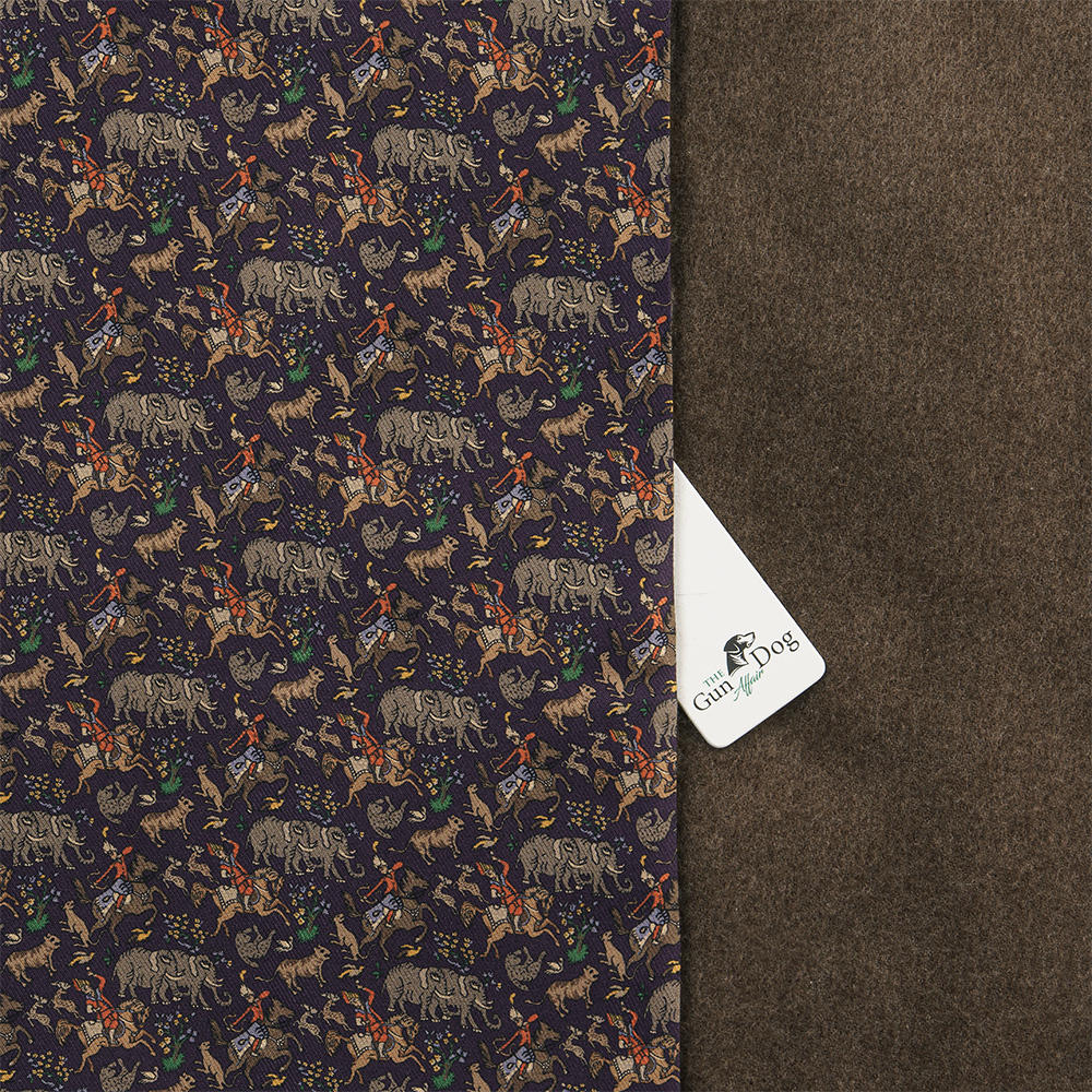 Doubleface Scarf, »Elephant«, Cashmere/Silk