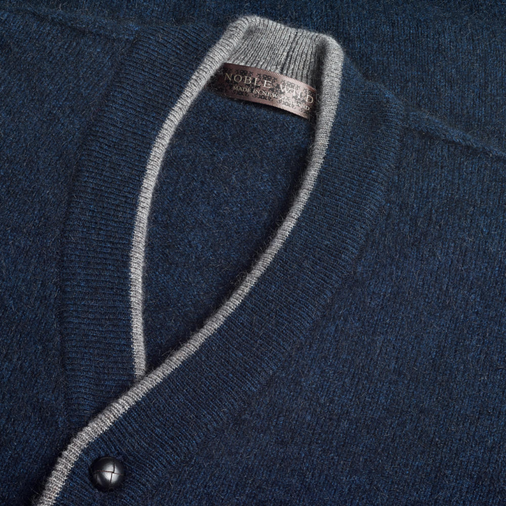 Herrencardigan Merino-Possum