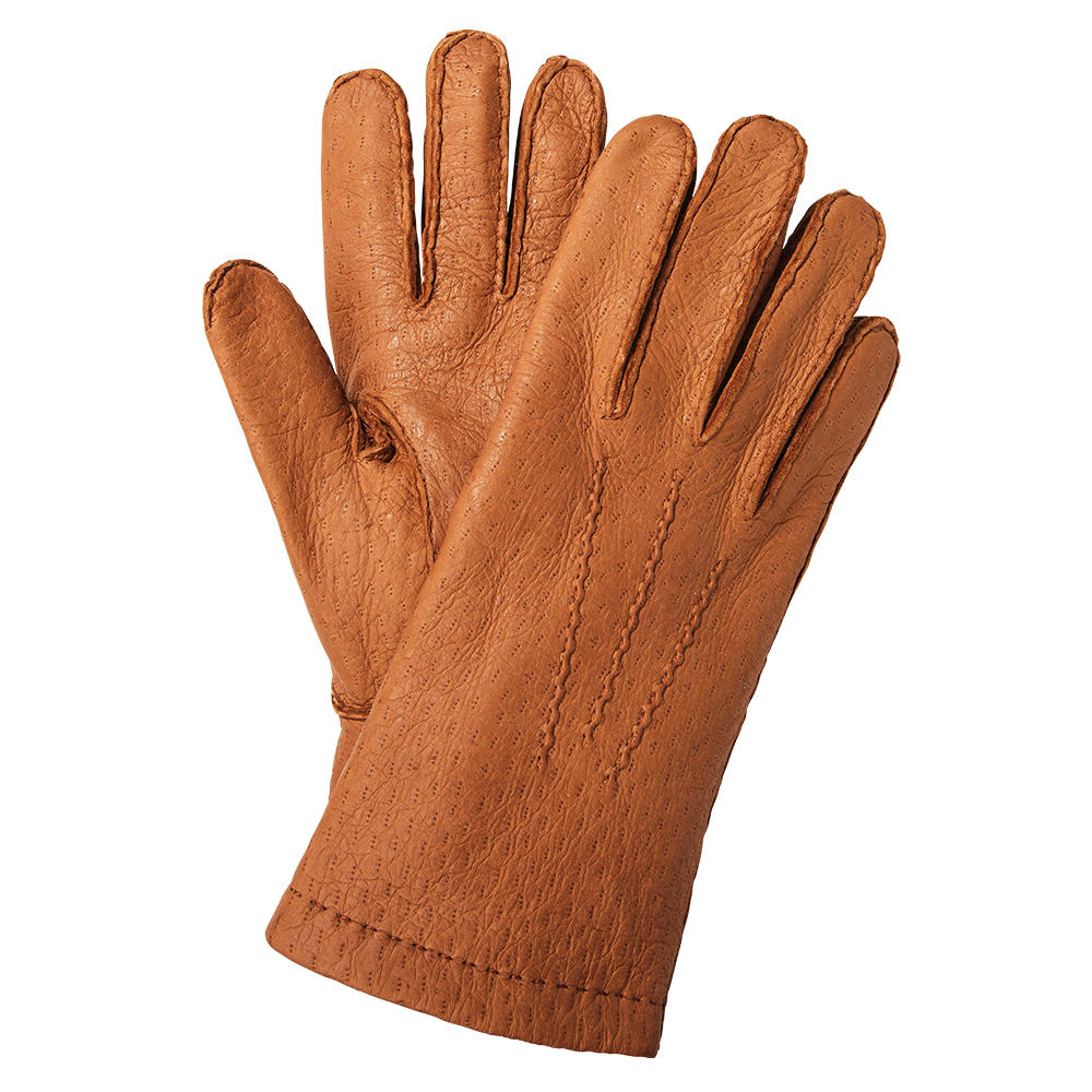 Herren Handschuhe PAULO, Peccaryleder mit Rehnappa gefüttert