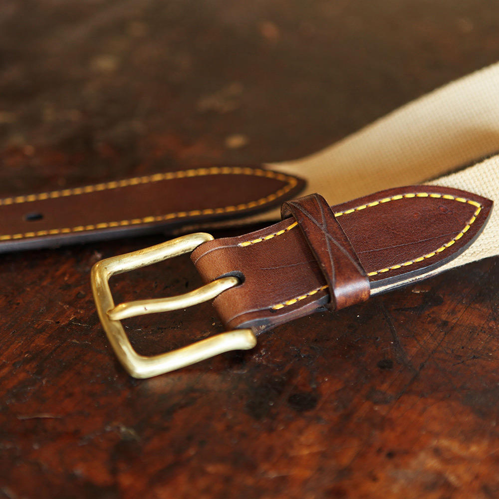 Els & Co. Gürtel »Middelburg Elegance«, Leder/Canvas
