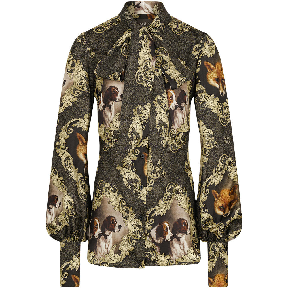 Sara Tiara Seidenbluse, Fuchs & Hund