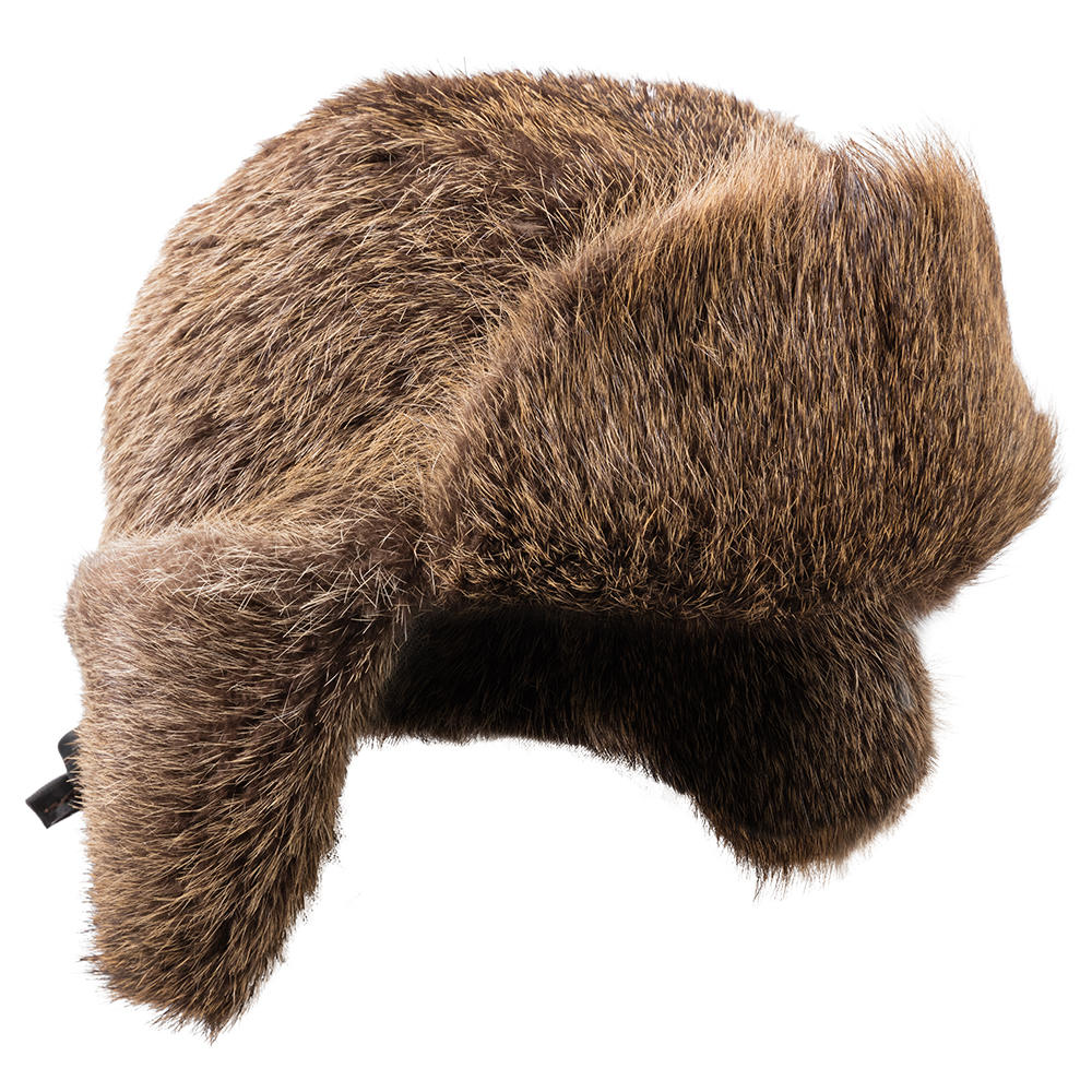 Casquette en fourrure, ragondin