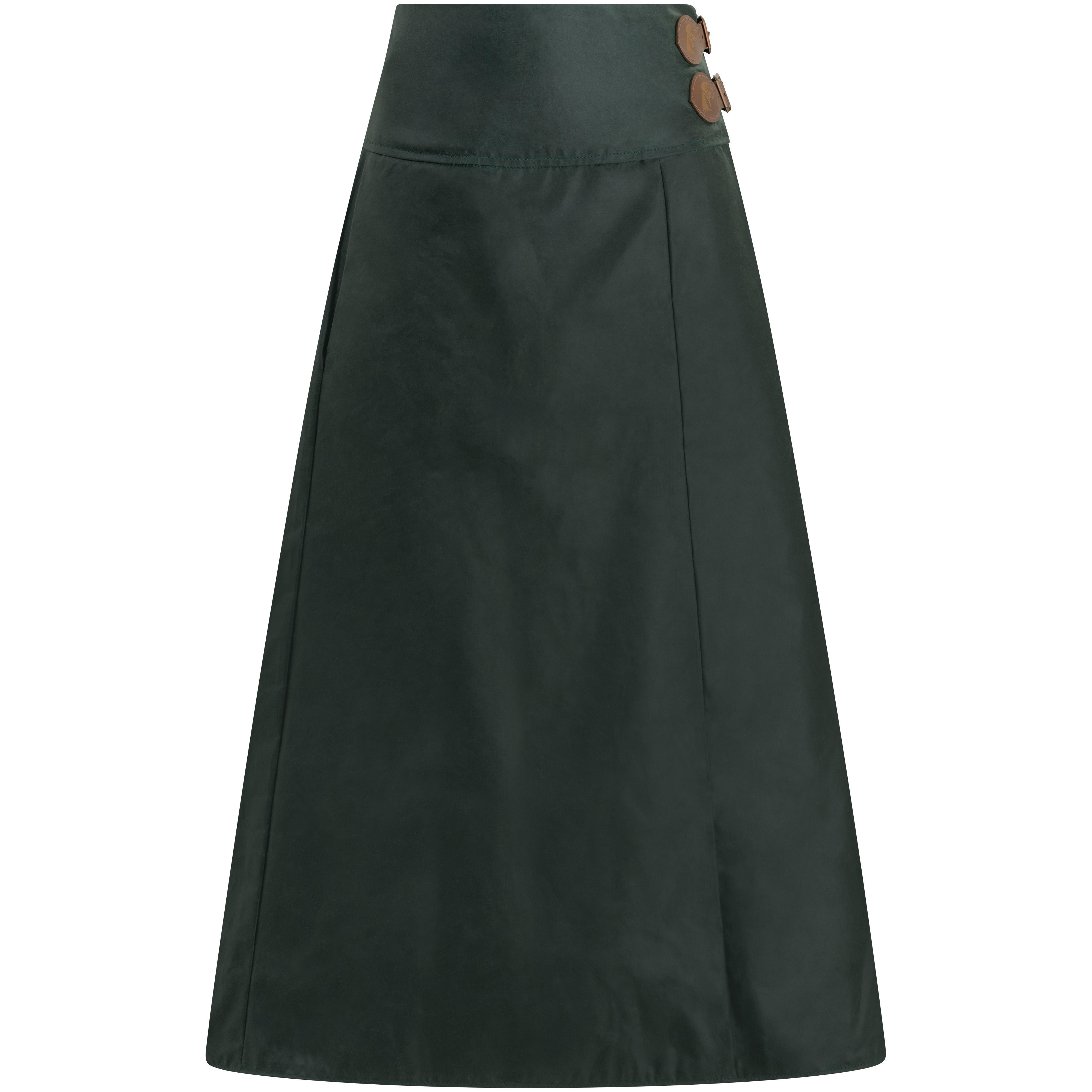 Jupe cirée pour femme, couleur grès
