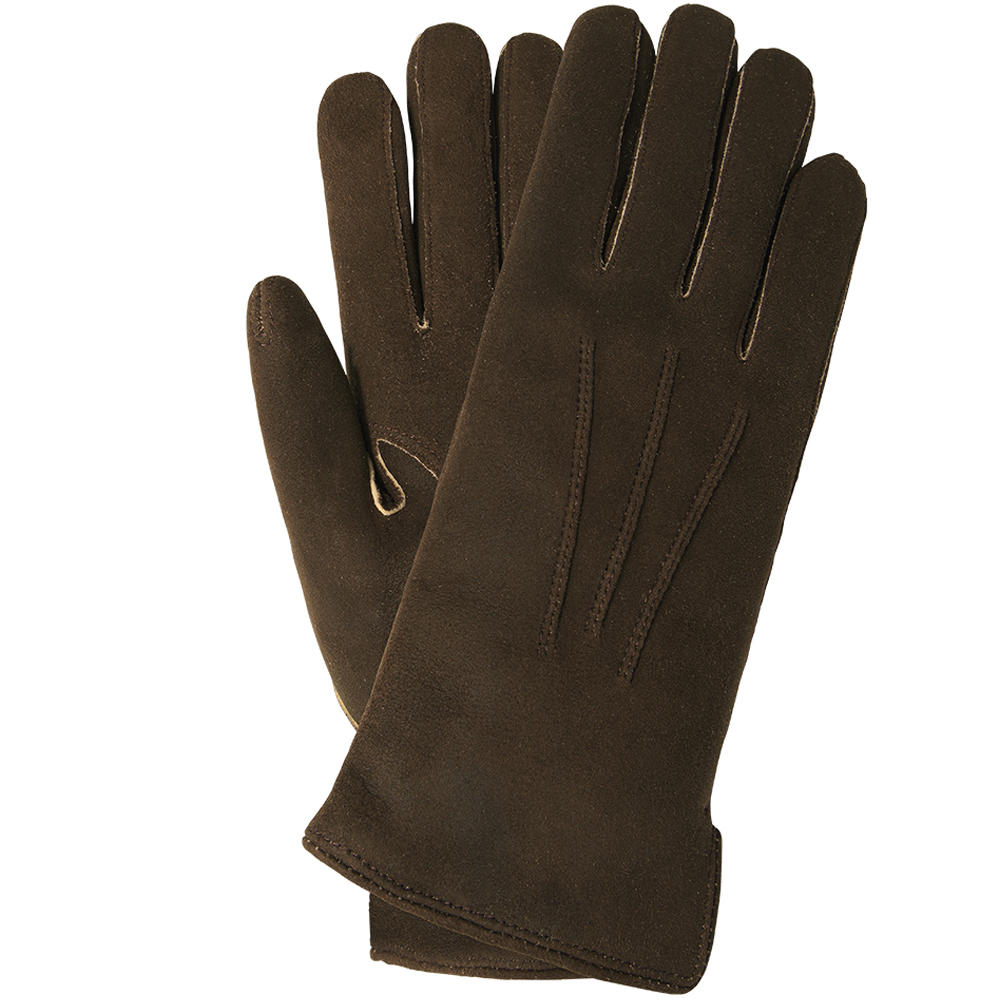 Gants pour femme RIED, velours de chèvre, doublure en cachemire