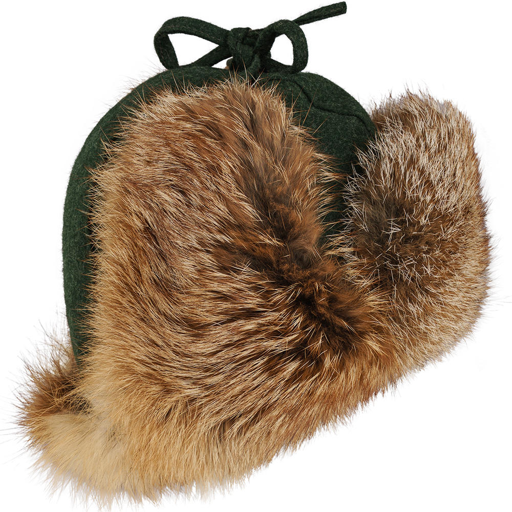 Pelzmütze, Rotfuchs, Loden