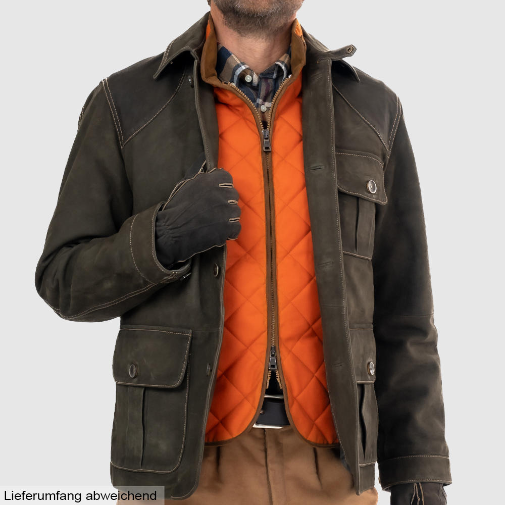 Herren Leder-Fieldjacket »Guerrier«