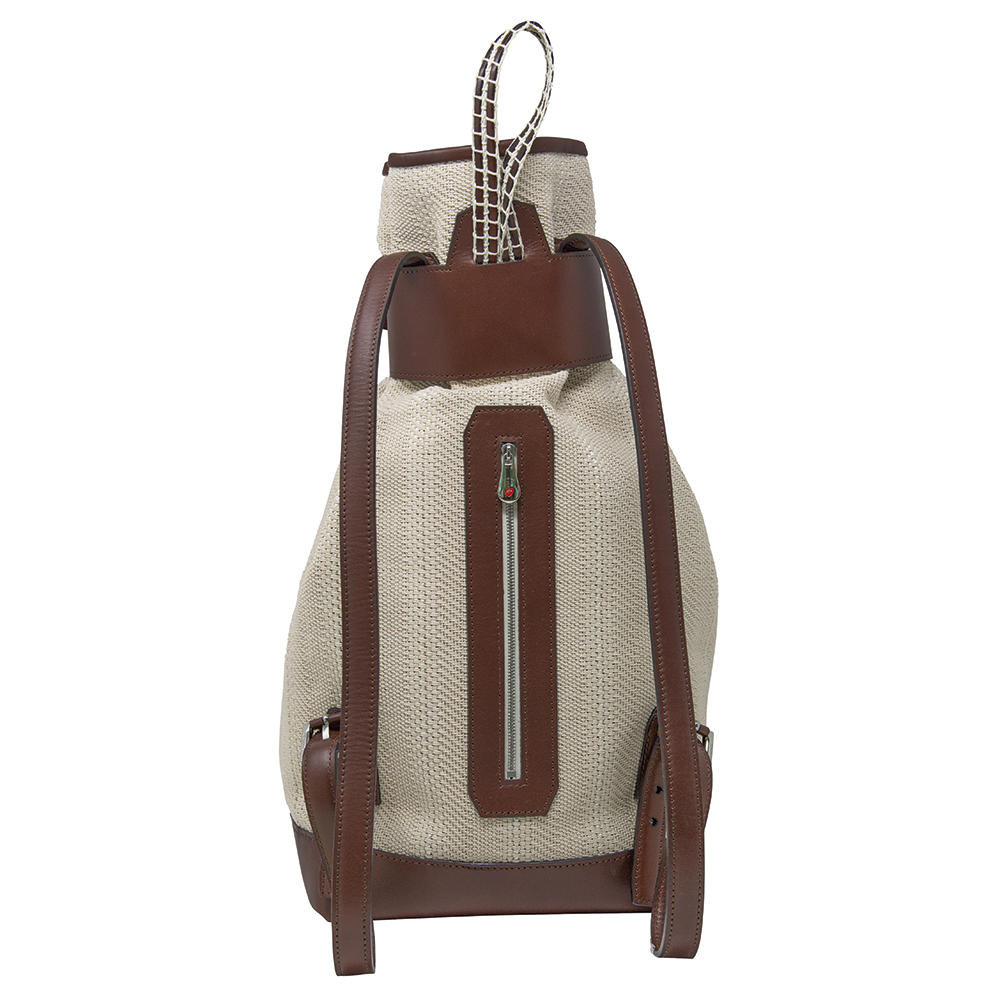 Athison Baumwollrucksack, sand/braun