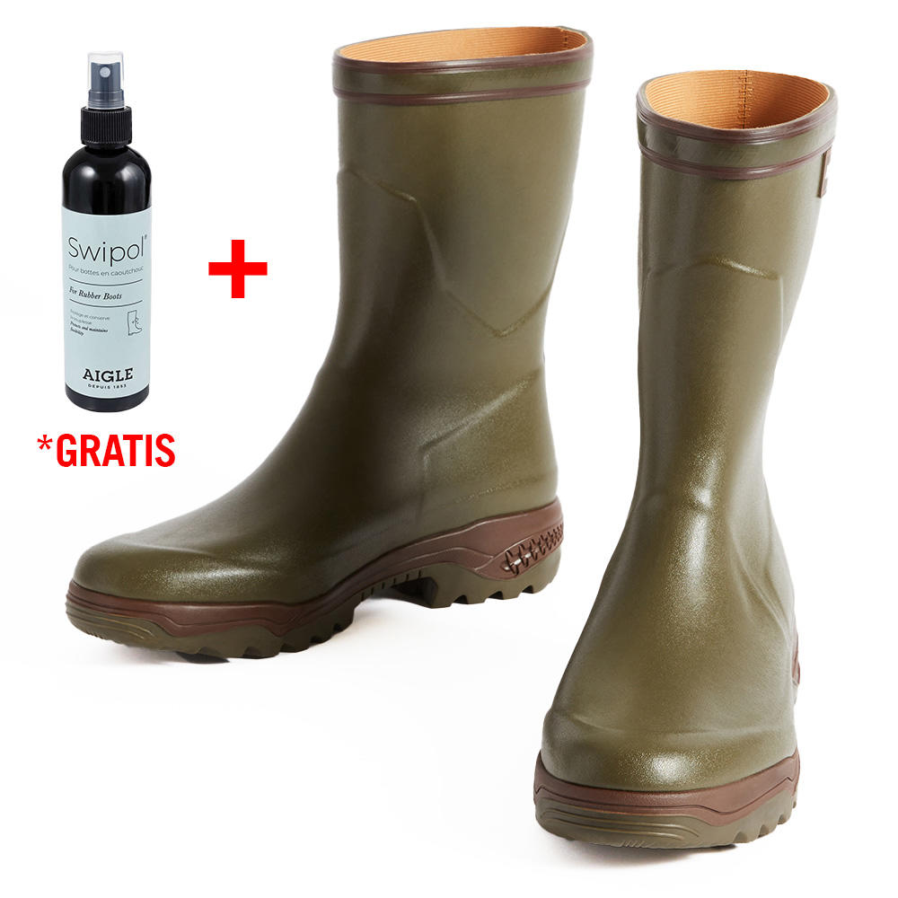 Aigle Gummistiefeletten Parcours 2 Bottillon, kaki