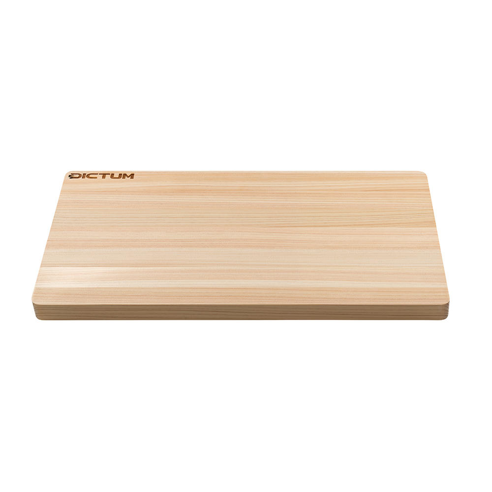 DICTUM® Schneidbrett Hinoki, 390 x 200 x 20 mm