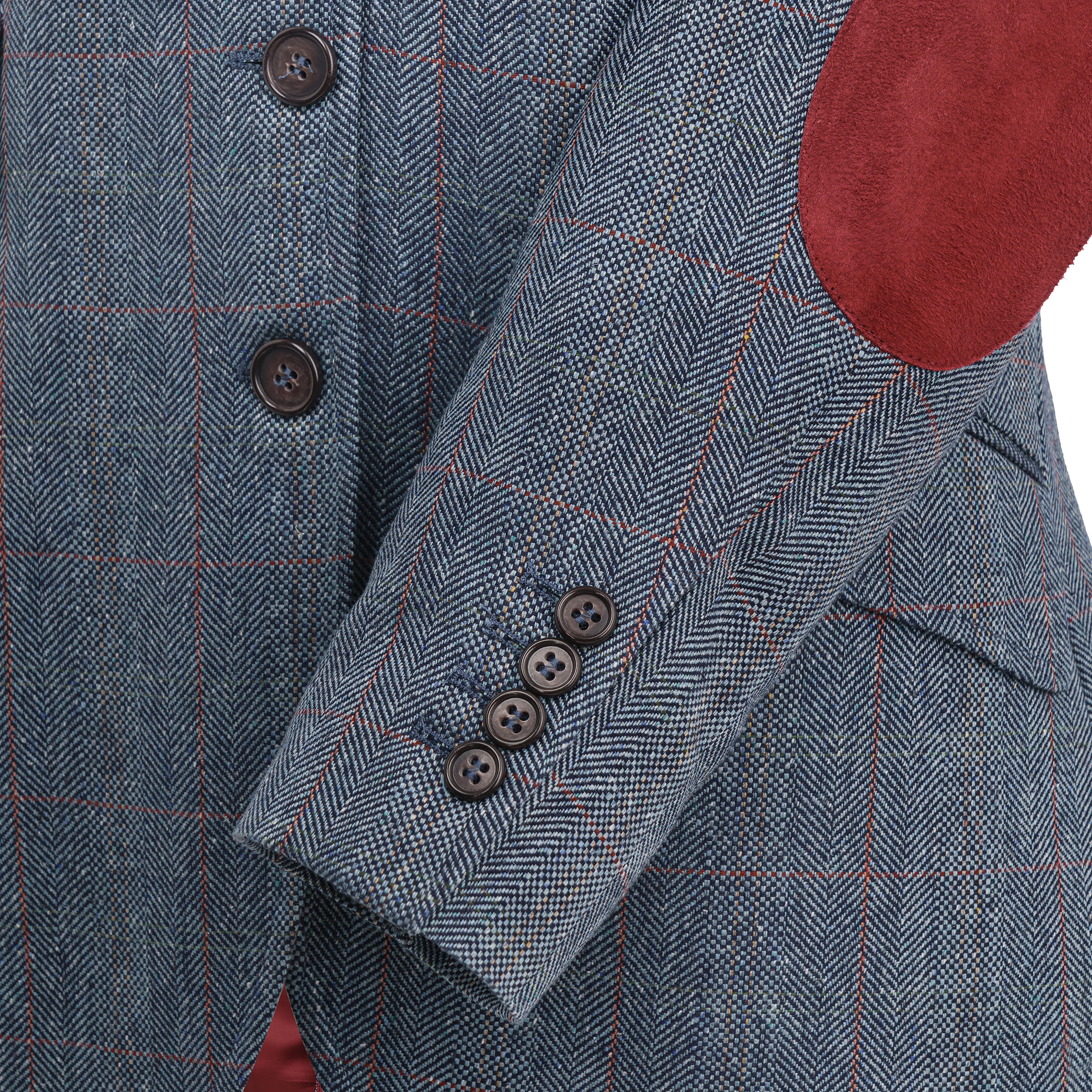 Blazer en soie pour femme, bleu