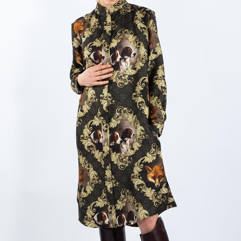 Sara Tiara Silk Dress, Fox & Hound