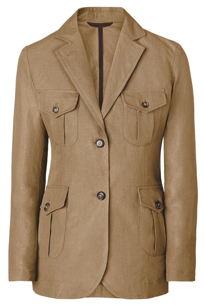 Damenblazer Safari, Irisches Leinen