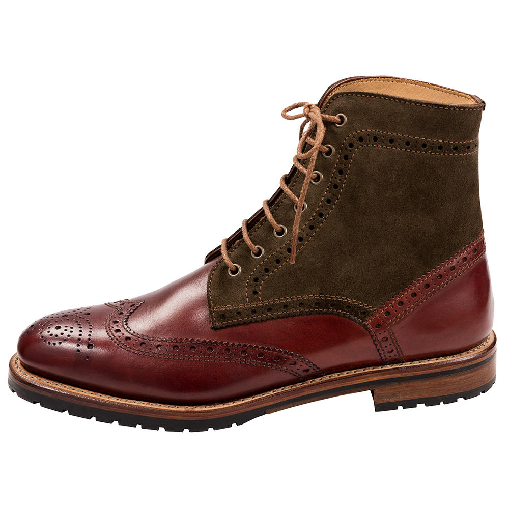 Damen Brogue Derby Boots, Lady Windsor