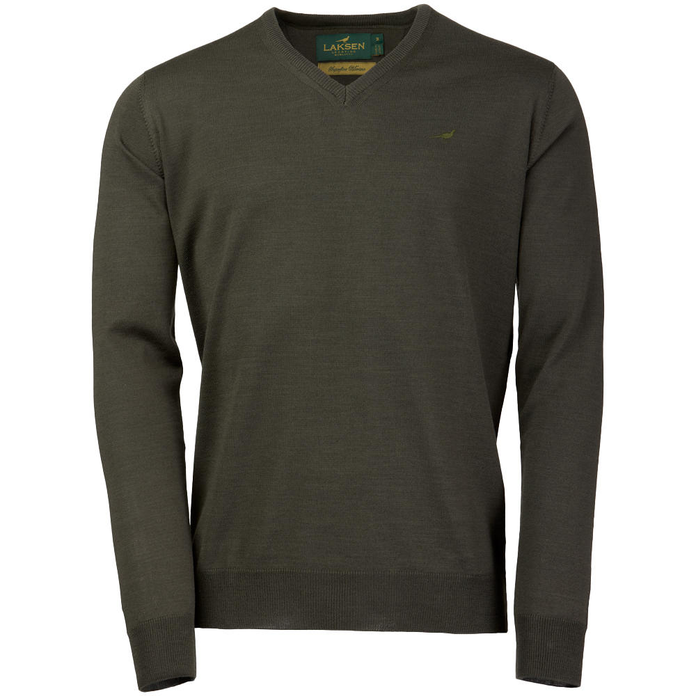 Laksen Herren V-Pullover Sussex