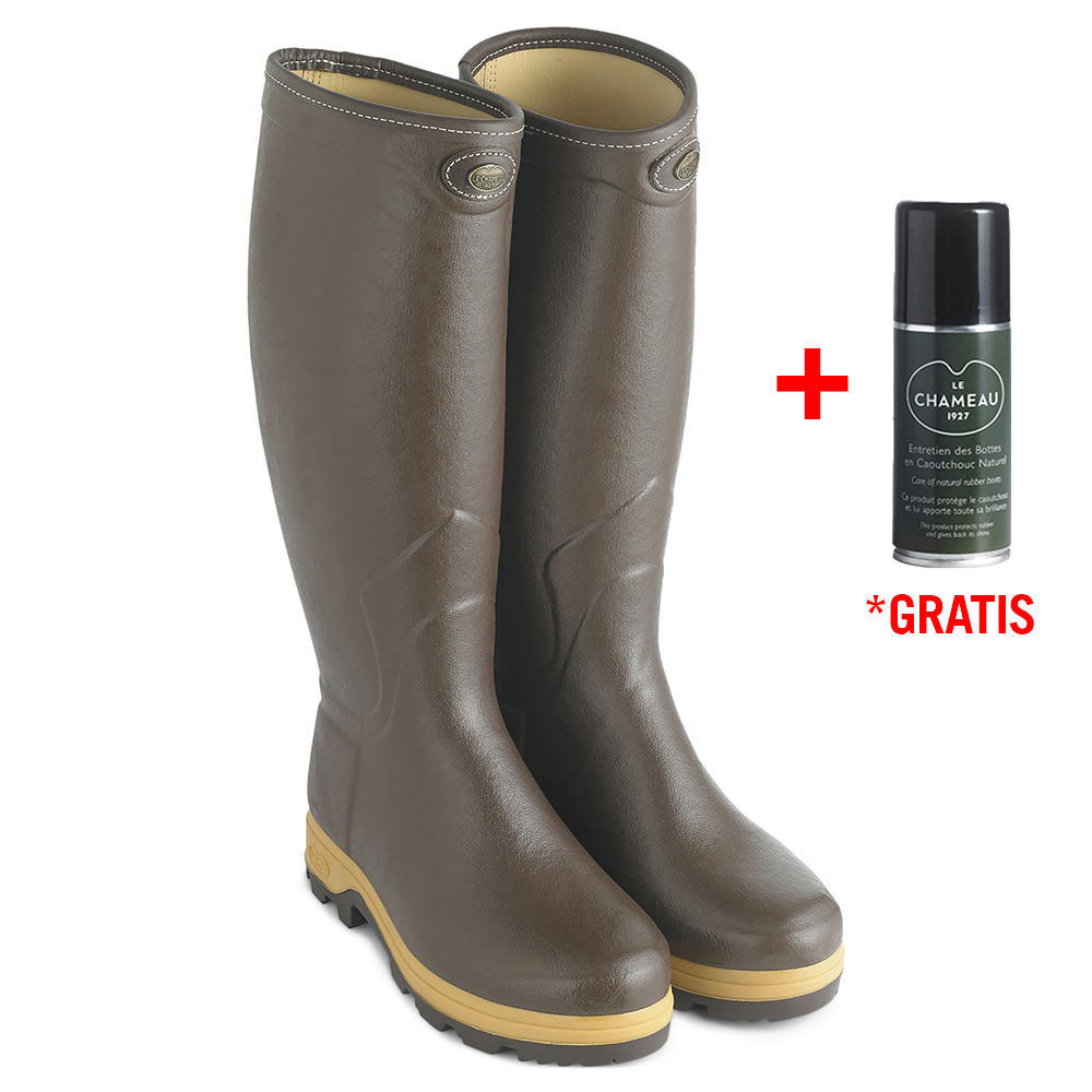 Bottes homme Le Chameau » Saint Hubert Heritage «, doublure en cuir