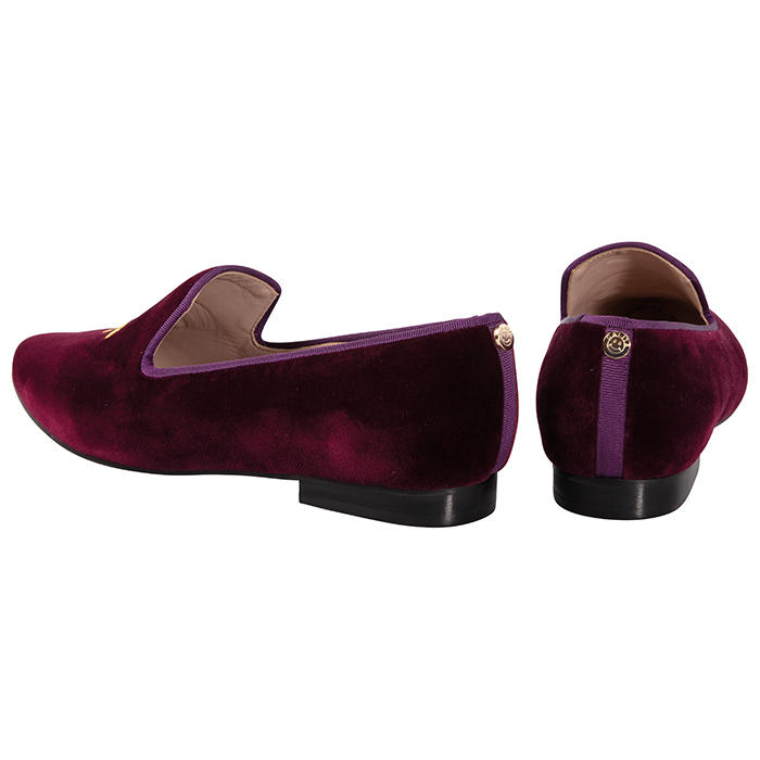 Damen Samt Loafers „Bee“