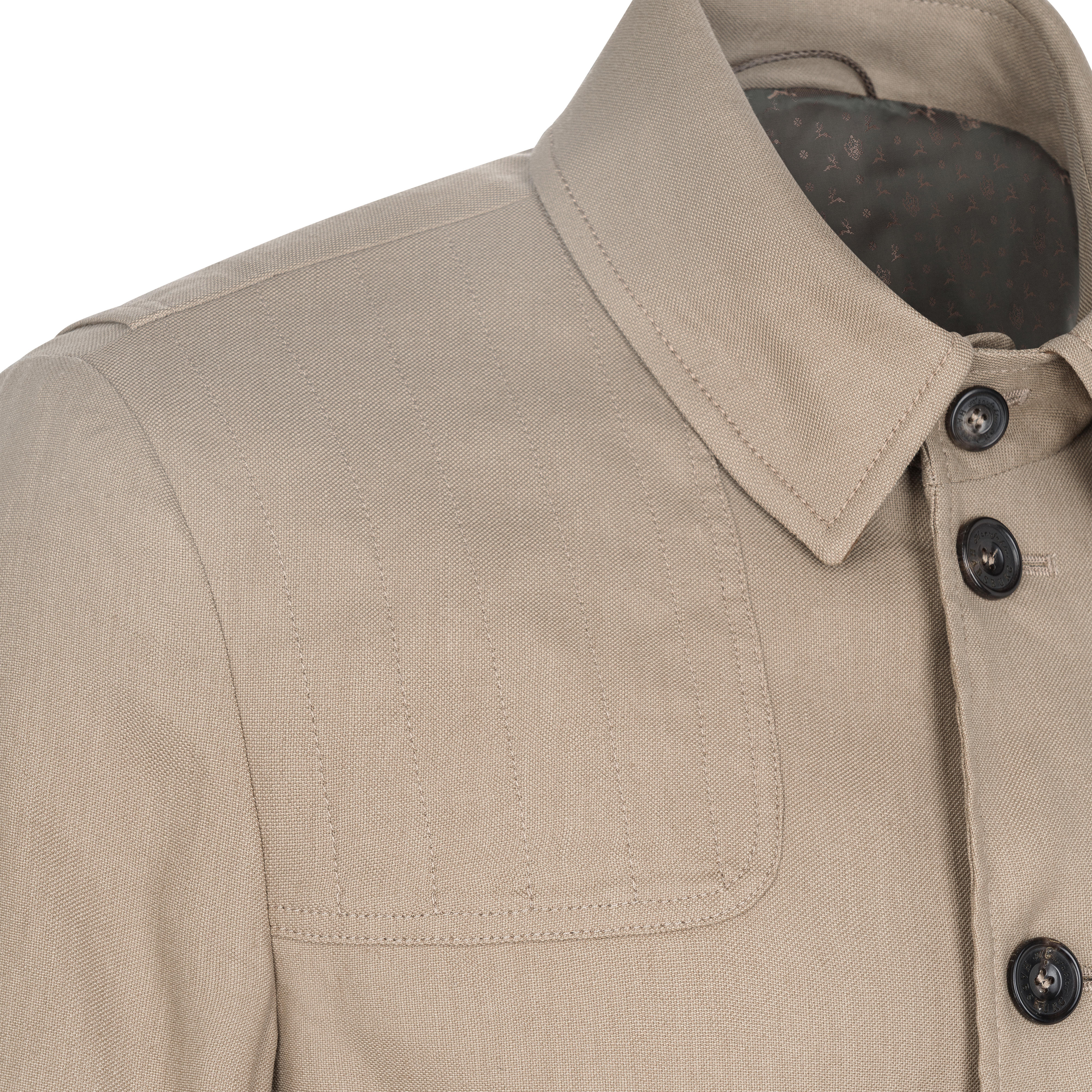 Habsburg Herren Baumwoll/Leinen Jacke »Rastenfeld«, beige, Größe 54