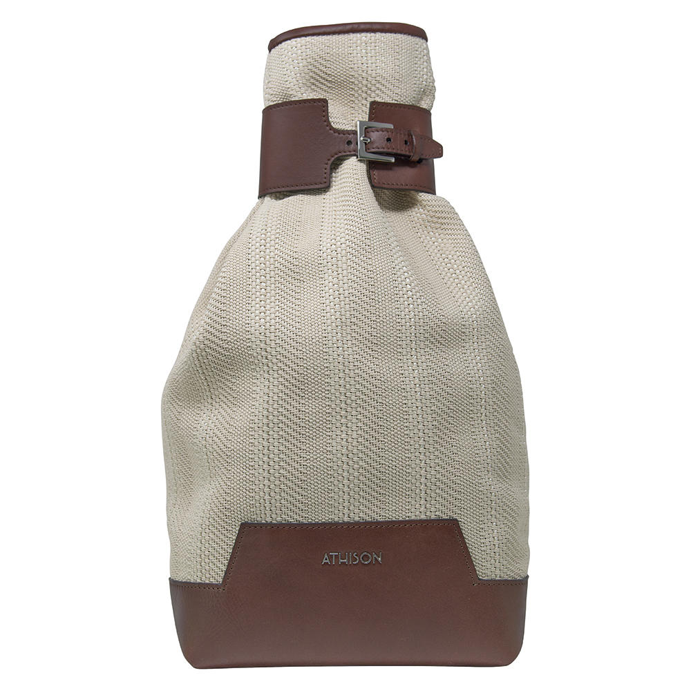 Athison Baumwollrucksack, sand/braun