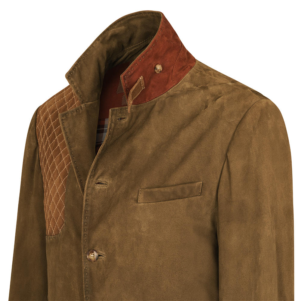Herren Leder-Jagdblazer »Norfolk«