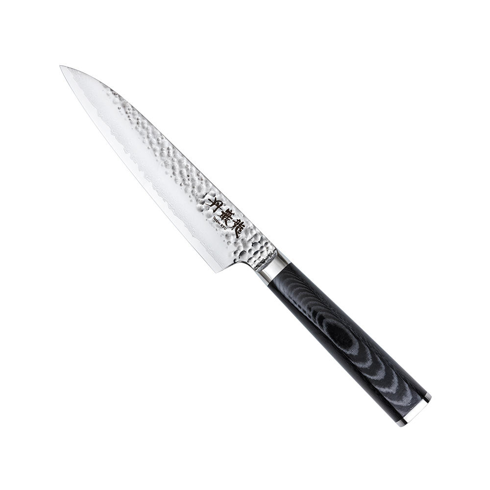 Tanganryu Hocho, micarta de lin, Gyuto (couteau à poisson et à viande), 180 mm