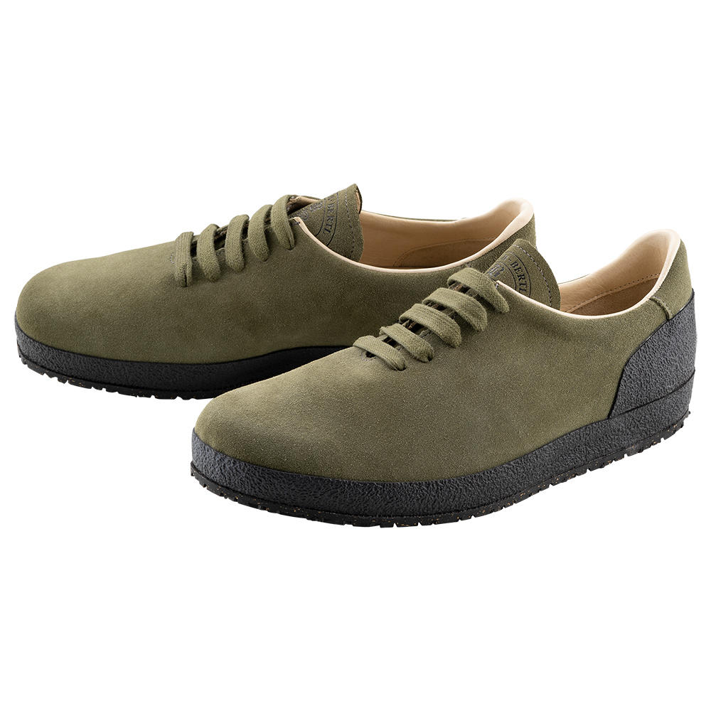 Bertl Sneaker, Velorsleder, oliv