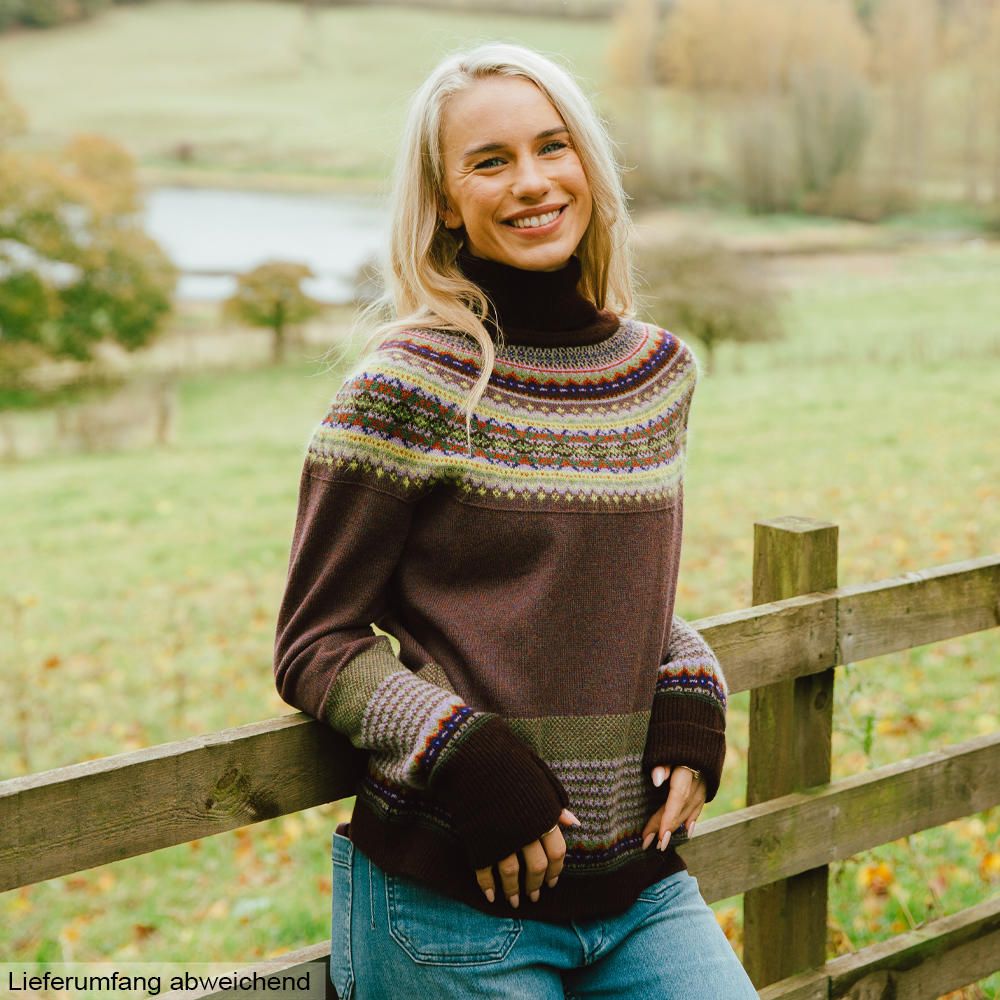 Pull en maille fantaisie à col rond - Vert - Homme - 9.00